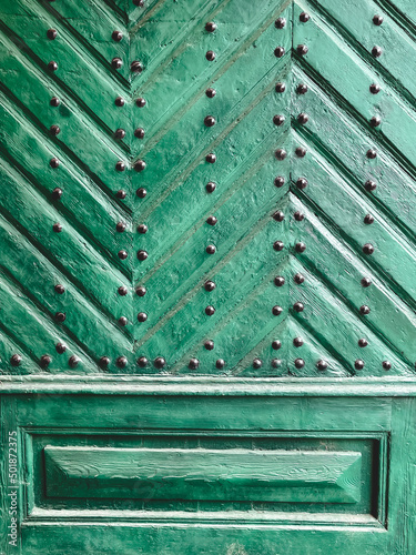 emerald green wall