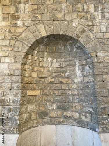 ancient stone wall