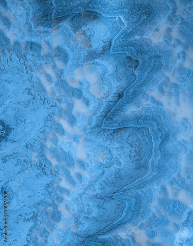blue tiled marble with abstract pattern