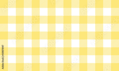 Red white gingham pattern and fabric vintage design flat vector illustration.
