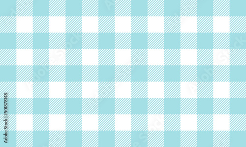 Red white gingham pattern and fabric vintage design flat vector illustration.
