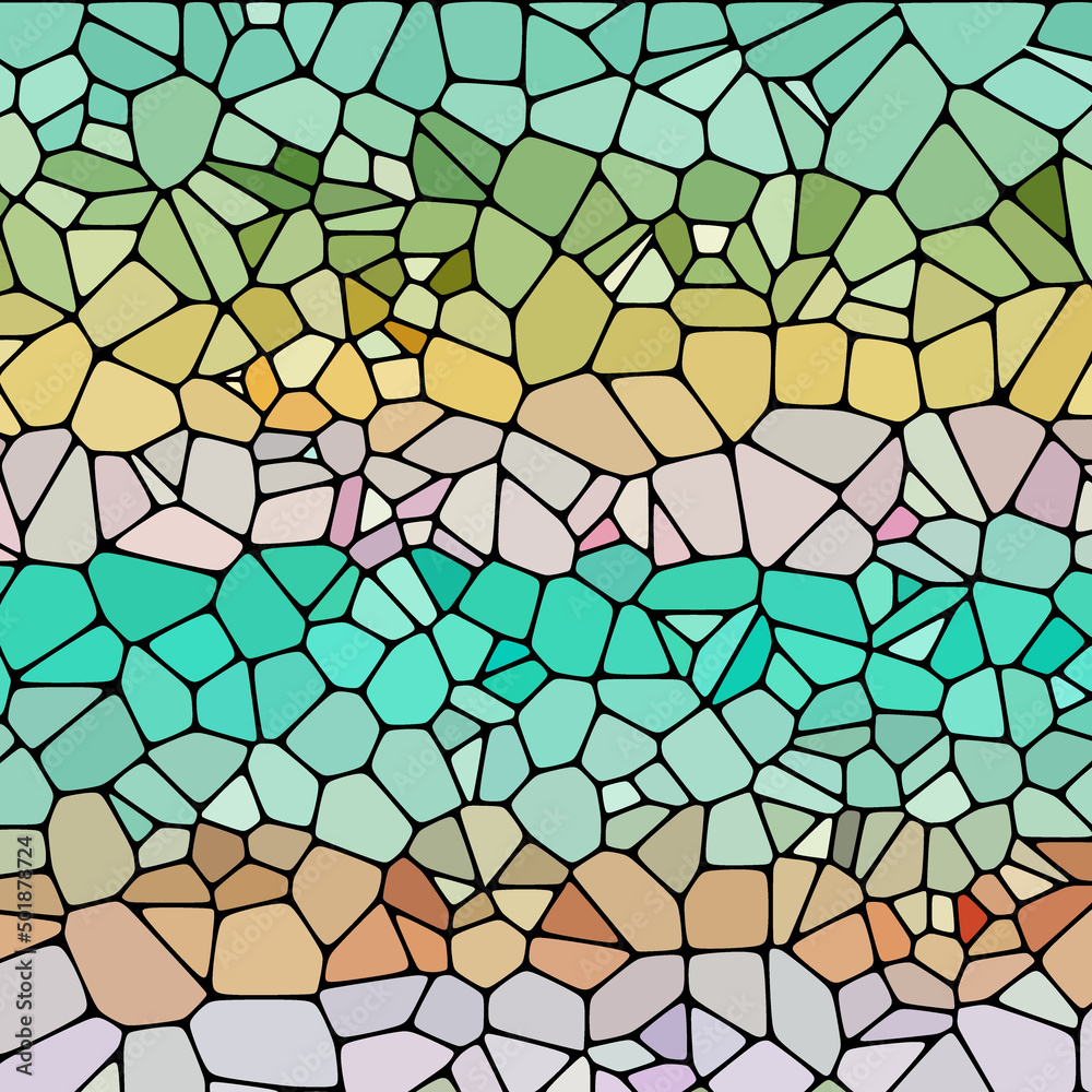 Obraz premium color abstract peebles. vector pattern. geometric design. polygonal style. eps 10