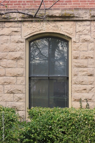 window in a wall