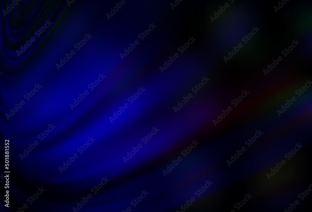 Naklejka premium Dark Blue, Red vector blurred bright pattern.