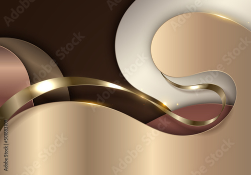 Abstract 3D modern luxury b...