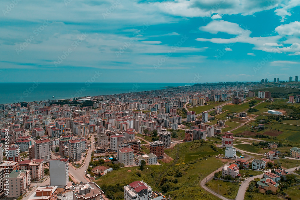 view of the city, Atakum, Samsun, Türkiye