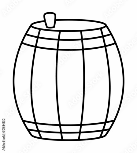 Tela Vector black and white barrel icon