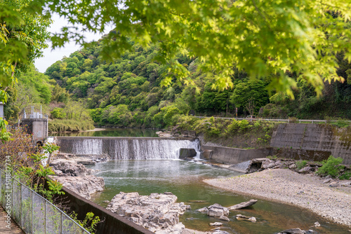 愛岐トンネル近くの庄内川