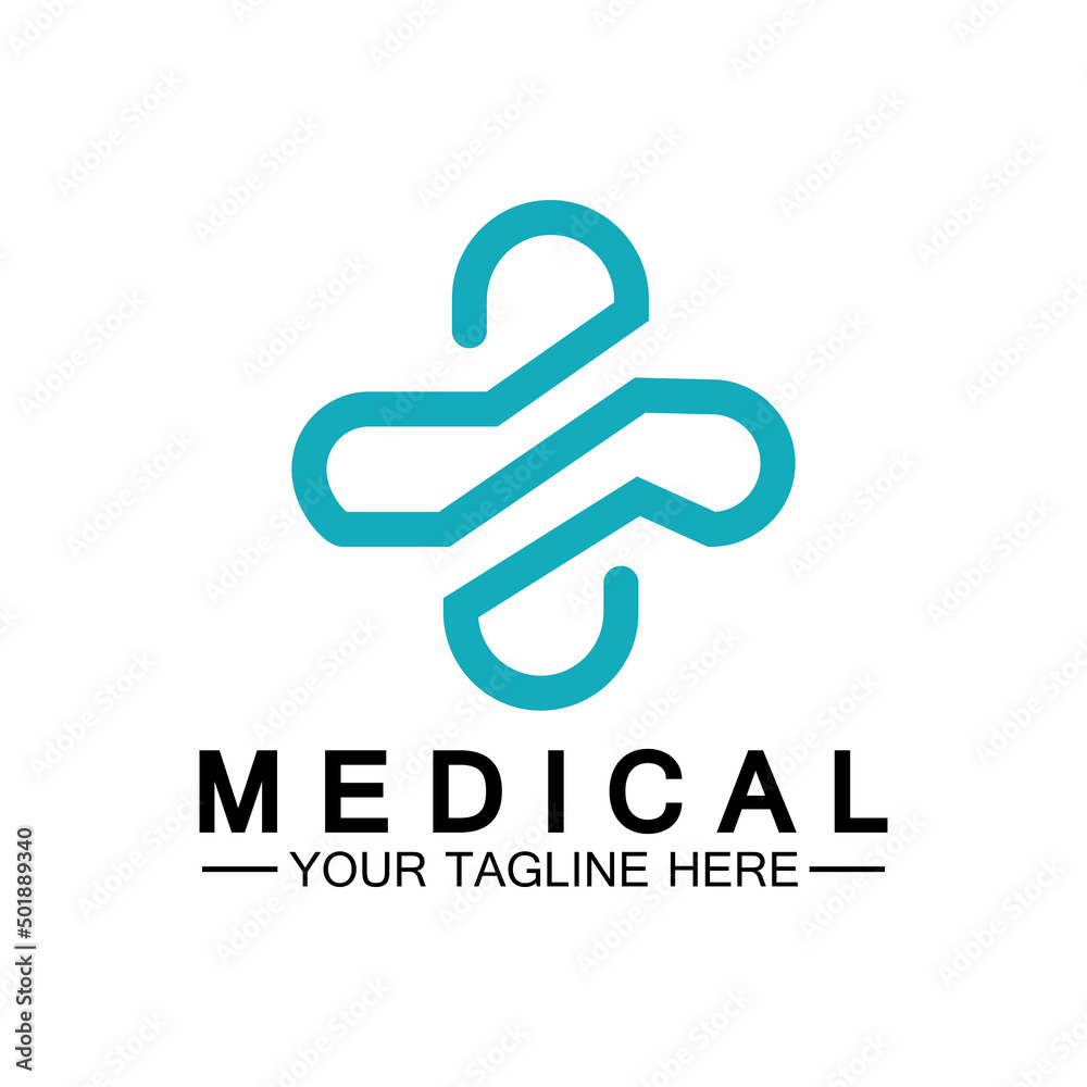 Medical Cross and Health Pharmacy Logo Vector Template Medical Cross and Health Pharmacy Logo Vector Template