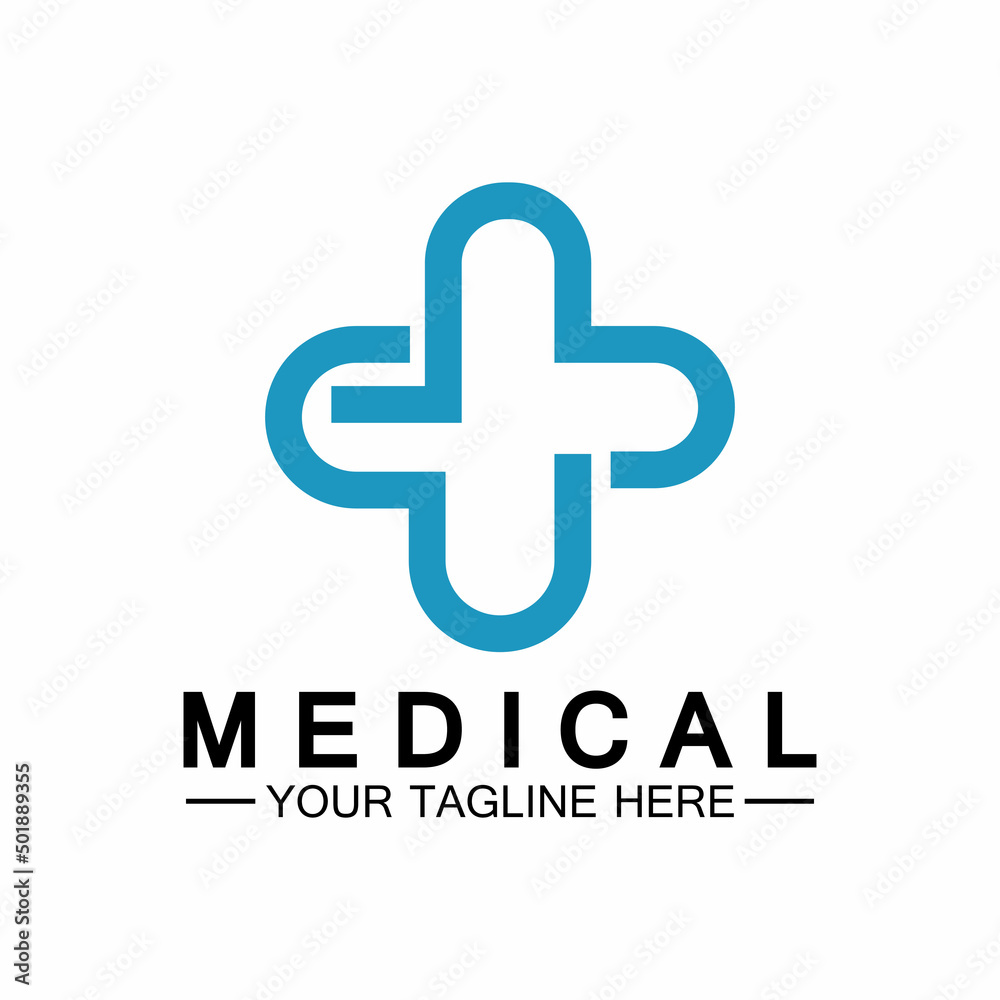 Medical Cross and Health Pharmacy Logo Vector Template Medical Cross and Health Pharmacy Logo Vector Template