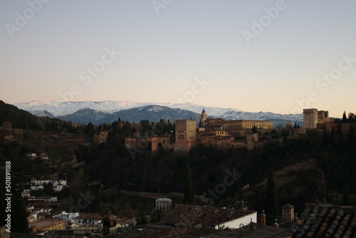 spagna, andalusia, granada, alhambra, alcazaba © anghifoto