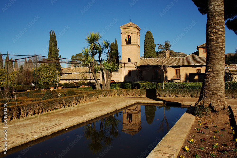 spagna, andalusia, granada, alhambra, alcazaba spagna, andalusia, granada, alhambra, alcazaba