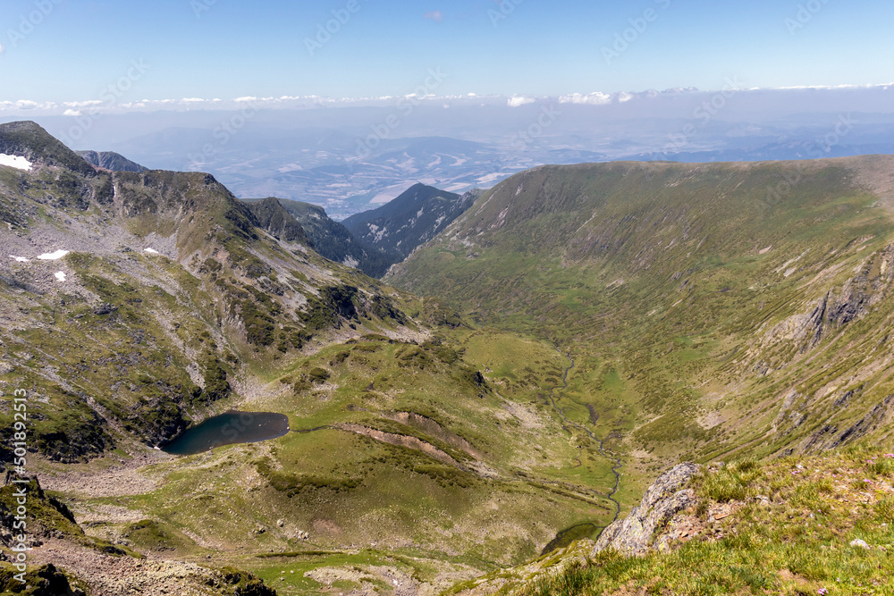 Fototapeta premium Rila Mountain near The Seven Rila Lakes, Bulgaria