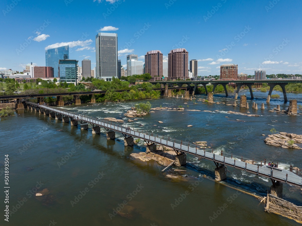 Skyline Downtown Richmond Virginia