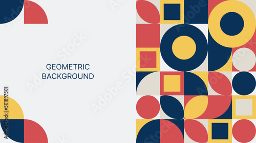 Modern minimal abstract geometric shape background. Futuristic vector background texture design, bright poster, banner, template, presentation, and web design.