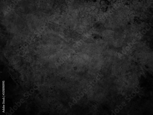 Dark cement wall background in vintage style for graphic design or wallpaper