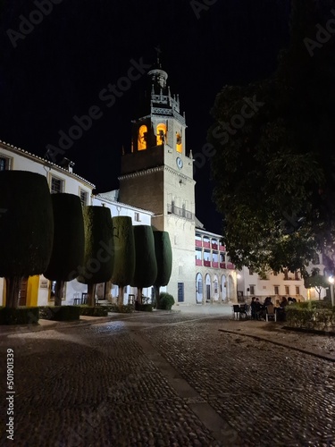 Fotografías nocturnas de Ronda, Málaga.  photo