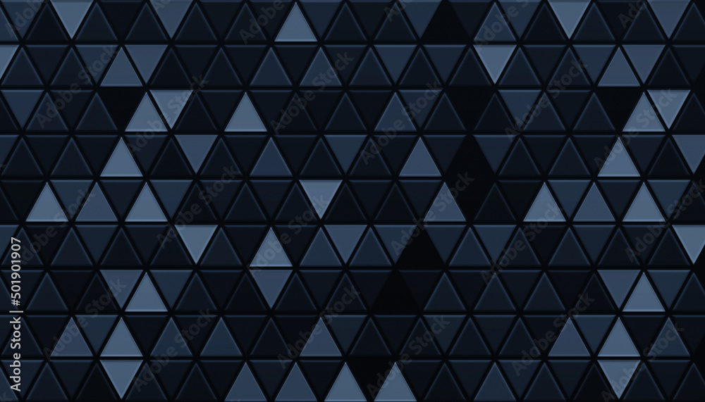 Fototapeta premium abstract geometric triangle pattern in black and white as wallpaper and decoration background