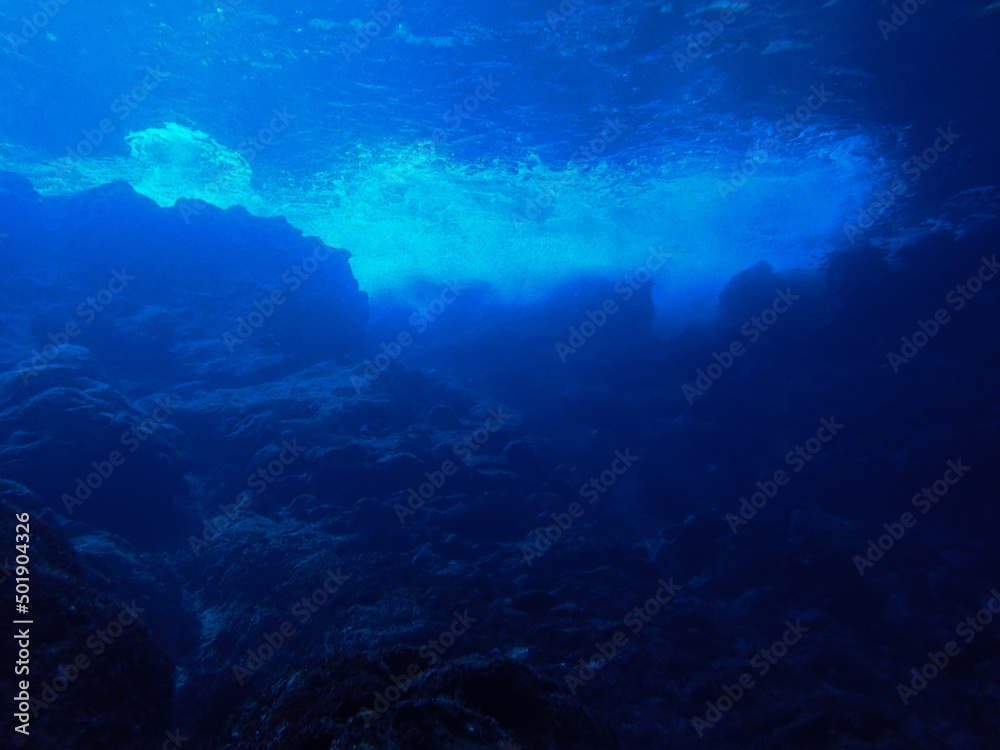 Underwater in Saipan, Mariana Islands Underwater in Saipan, Mariana Islands