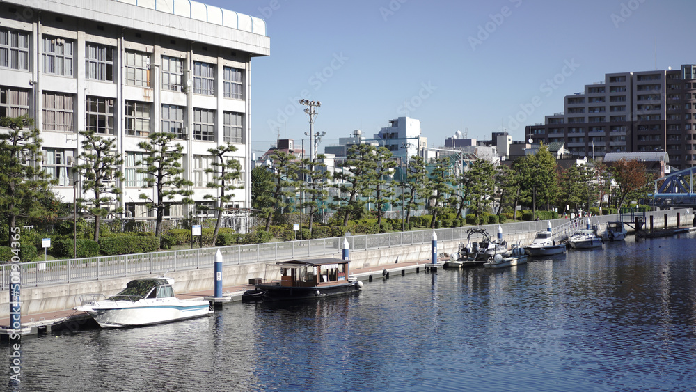 Tokyo Riverside landscape Japan