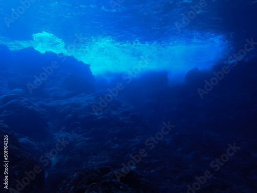 Underwater in Saipan, Mariana Islands
