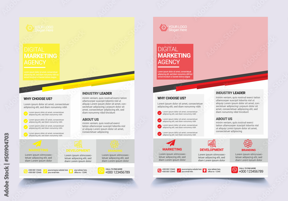 Obraz premium Corporate Flyer
