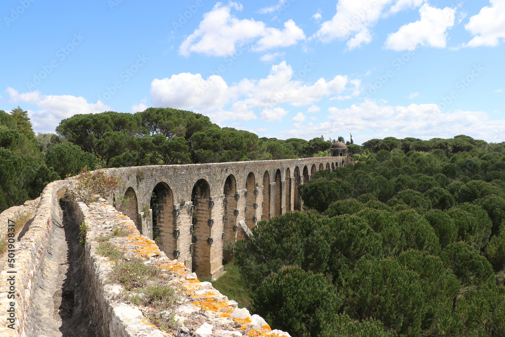 Aquädukt von Tomar, Convento de Christo, Portugal