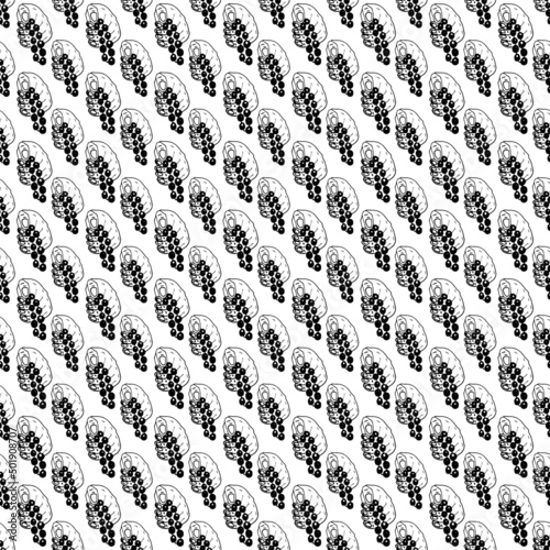 Seamless vector pattern hand holding a rosary