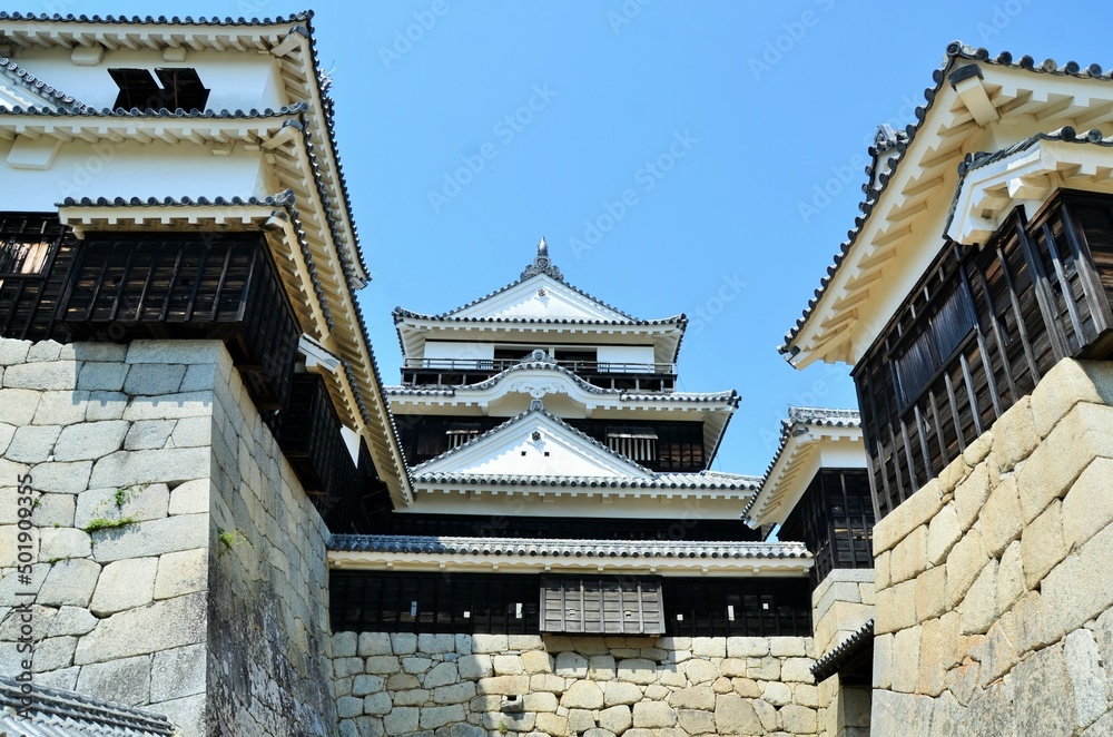 松山城 大天守・小天守・一ノ門南櫓