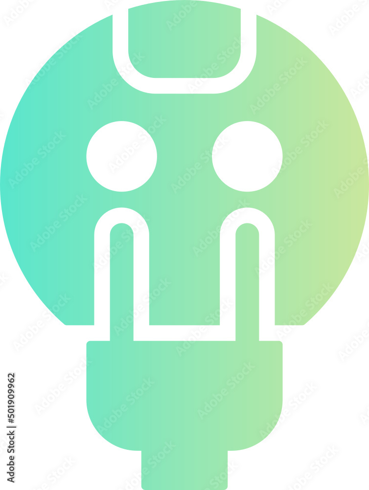 Plug gradient icon Plug gradient icon