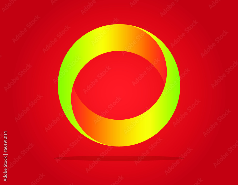 Circle logo icons in gradients background Circle logo icons in gradients background