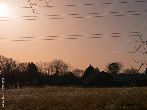 sunrise overbarn