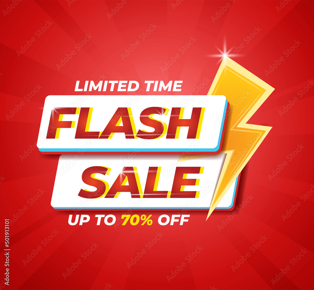 Flash Sale banner template design. vector EPS 10 Flash Sale banner template design. vector EPS 10