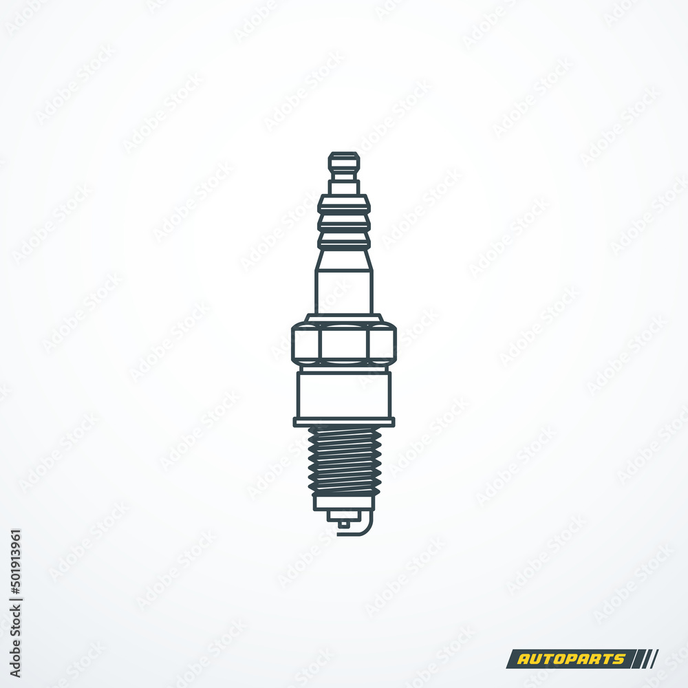 Plug spark icon. Vector illustration Plug spark icon. Vector illustration