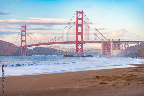 Golden gate bridge in San Francisco  California