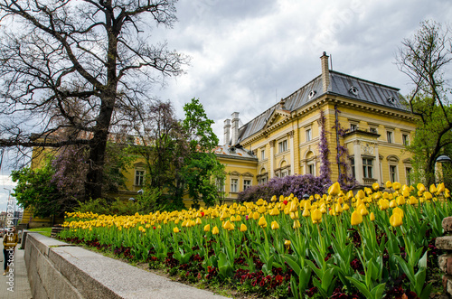 Photography Sofia National Gallery. Selective focus.