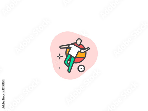 football player-spain modern and professional. creative symbol. regular use icon. ecommerce icon.svg