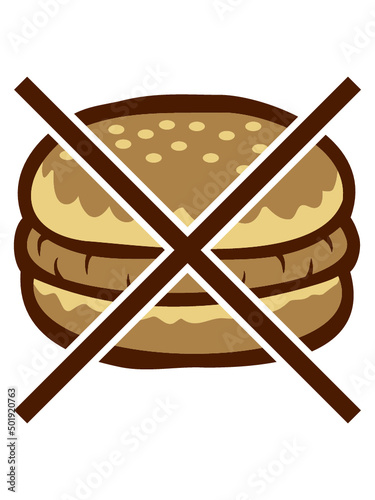 Keine Burger essen 
