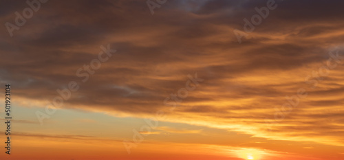 orange sunset sunrise sky replacement © Mary Struck