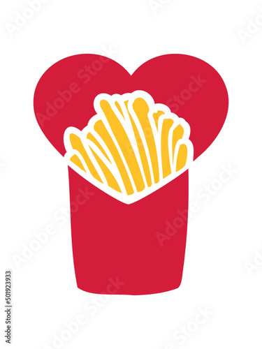 Herz Pommes Frites 
