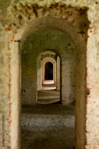 Destroyed vaults of the barracks of the Brest fortress in Brest © tatsiana502