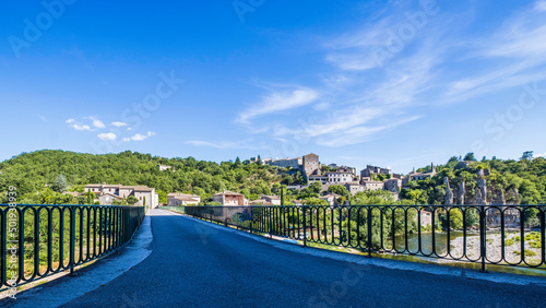 France, Ardèche (07). le village de Balazuc, classé parmi "Les Plus Beaux Villages de France"  © Criley