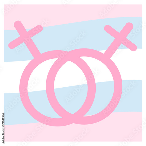 Sign with flag in honor of LGBT Pride Day. Illustration Stop homophobia for the International Day against Homophobia. Vector flat illustration with background. Use as banner, poster, sticker, print