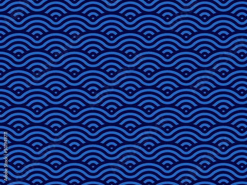 Japanese Wave Pattern © Zoe