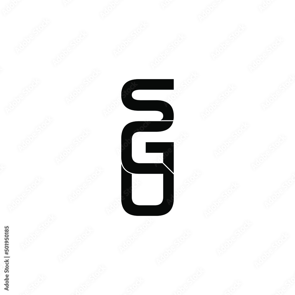sgu letter original monogram logo design sgu letter original monogram logo design