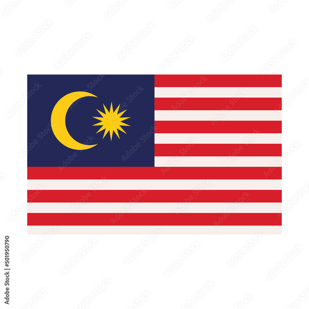 Obraz premium malaysia flag national