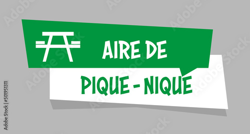Logo aire de pique-nique.