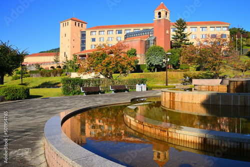 笛吹川フルーツ公園　山梨県山梨市の風景