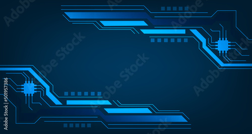 Geometric abstract technology background - future lines and dots connection digital data and big data concept EP.11