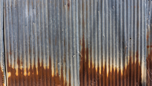 Old rusted galvanized iron texture material